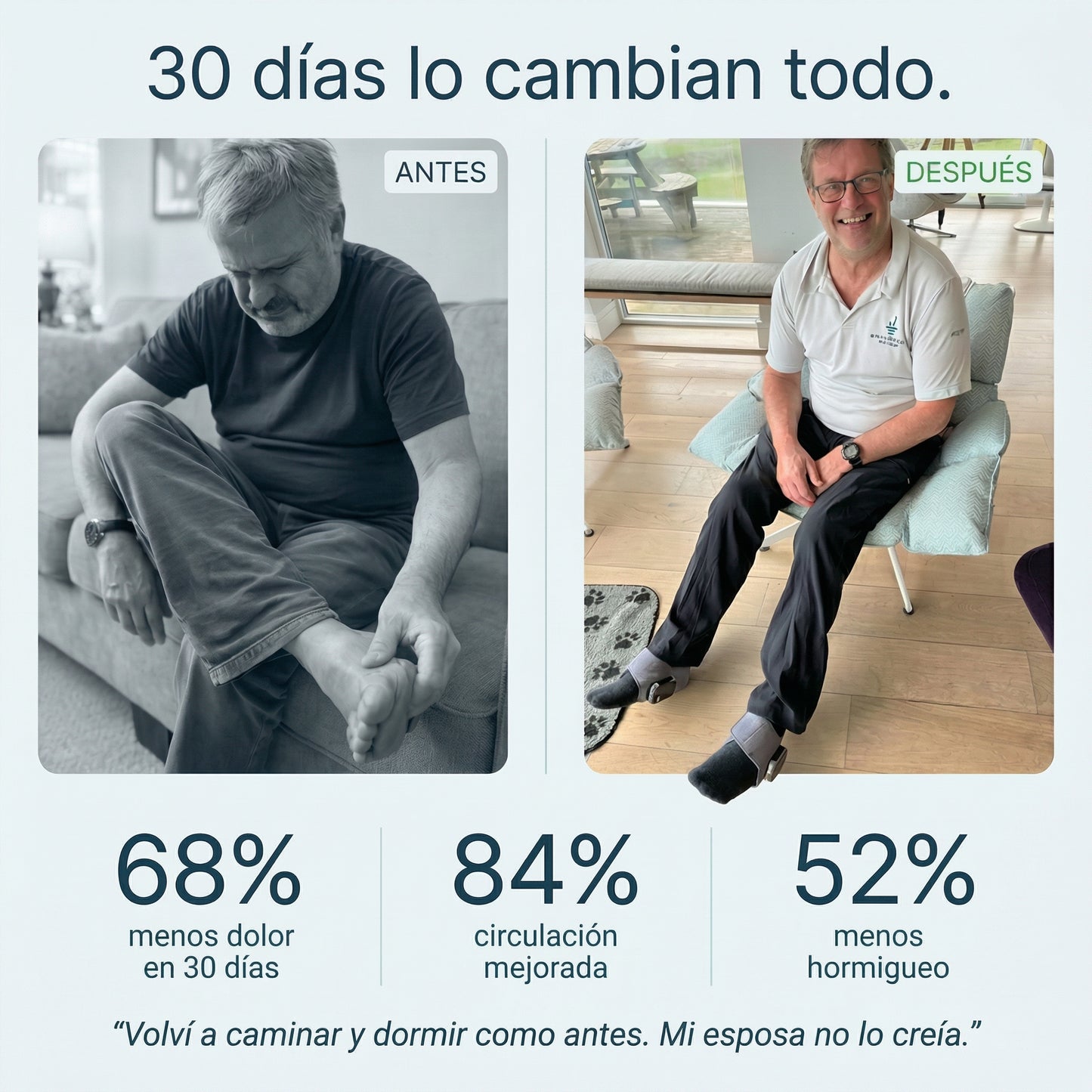 Sistema Neuro Oxigena los nervios de tus pies y recupera la sensibilidad