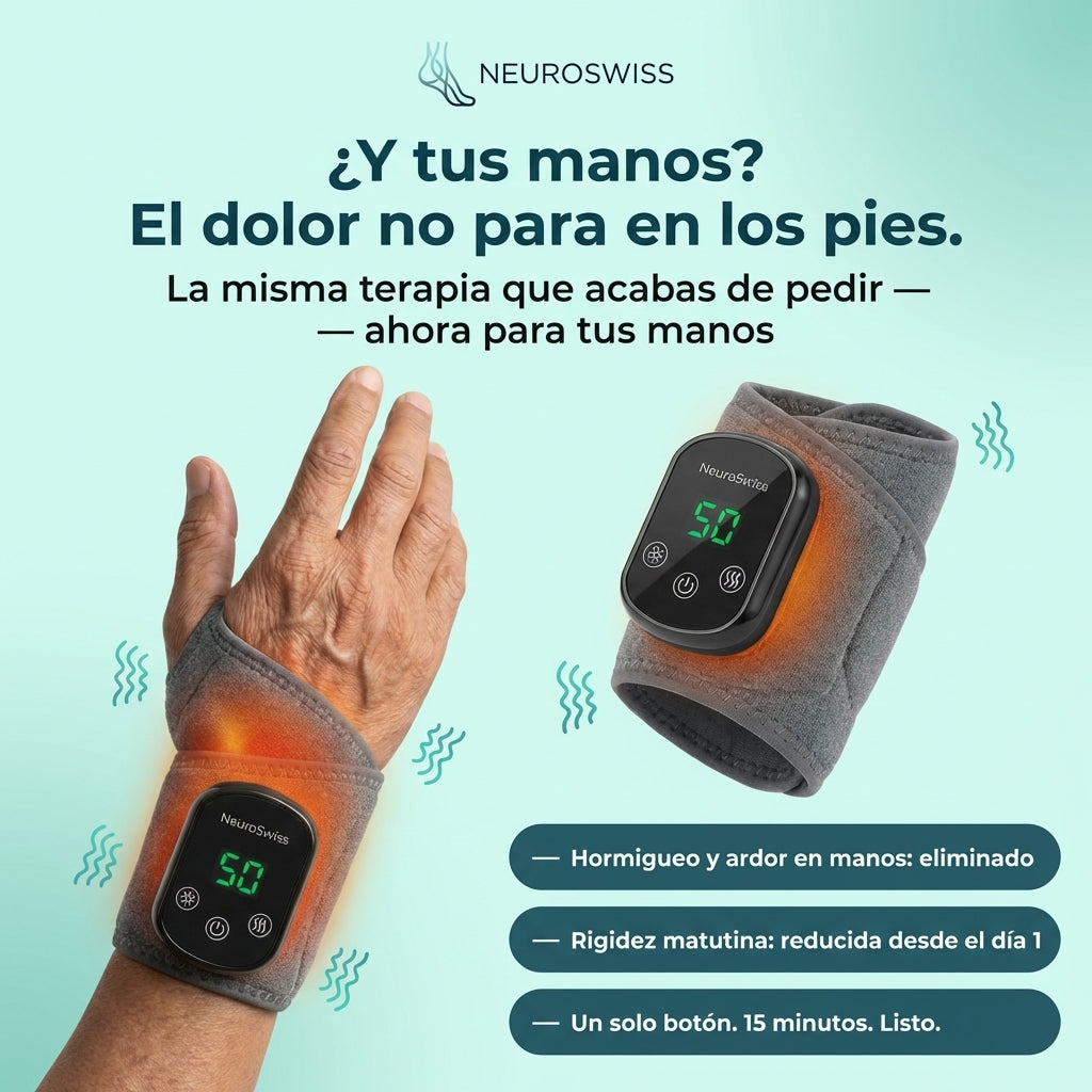 NeuroSwiss Para Manos y Muñecas - Triple terapia